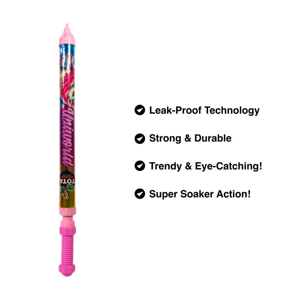 Tota Holi Water Pipe Pichkari | Assorted (Color and Print May Vary)