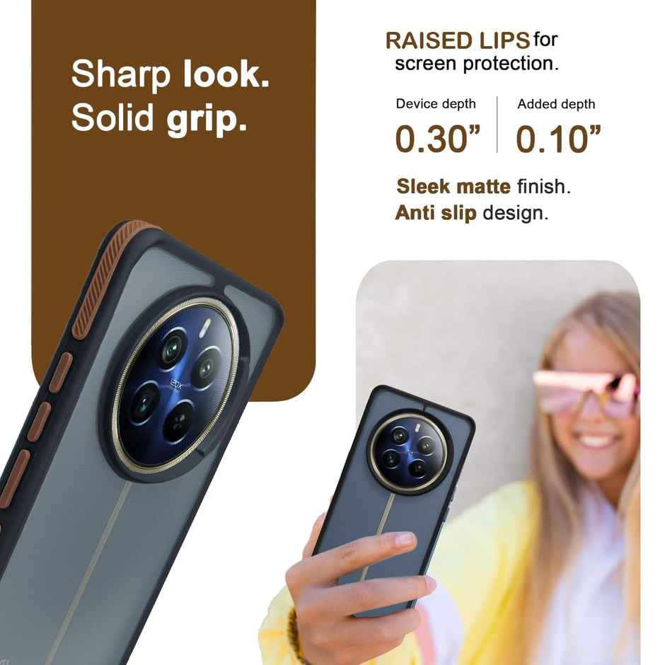 Artistque Case for Realme Narzo 70x 5g | N65 | 13 | 12 | 12x 5g | C65 5g Back Cover - Frosted Series