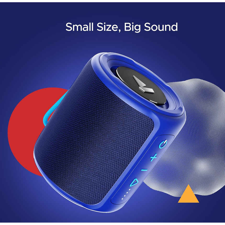 boAt Stone 352 Bluetooth Speaker w/ 10W RMS Stereo Sound & IPX7 Water Resistance (Vibing Blue)