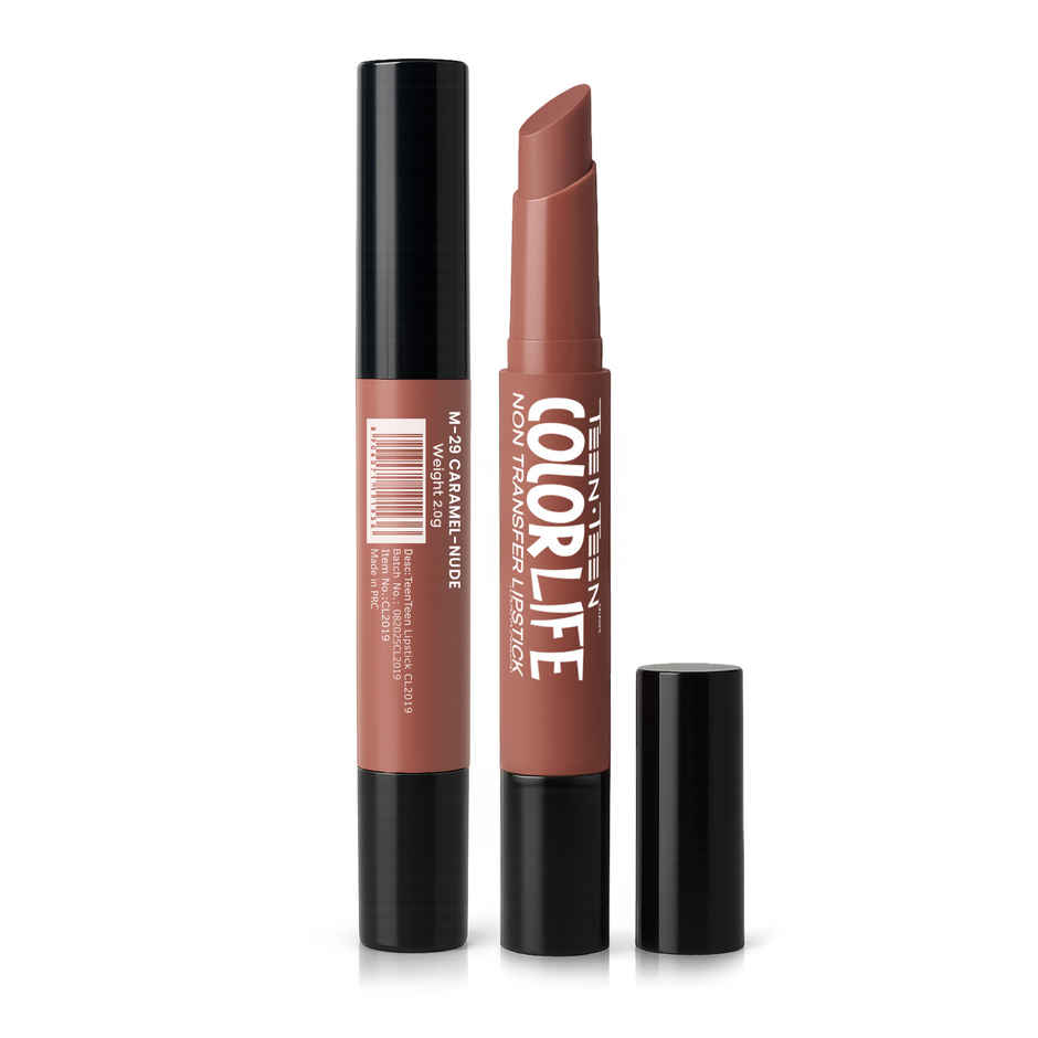 Teen.Teen Color Life Nontransfer Lipstick With Primer - Caramel Nude