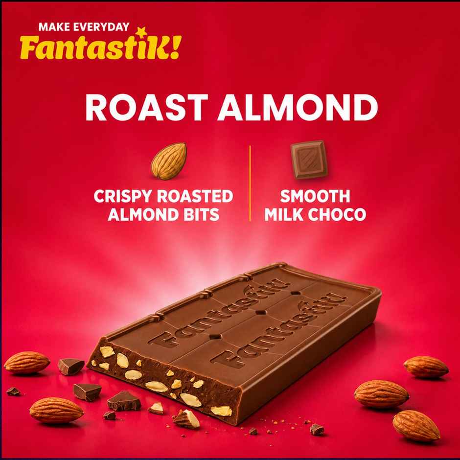 Sunfeast Fantastik Roasted Almond | Nutty & Crunchy