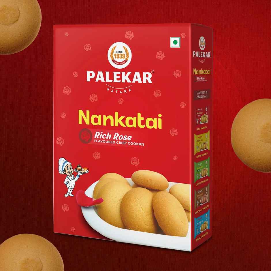 Palekar Rich Rose Nankhatai | Traditional Cookies