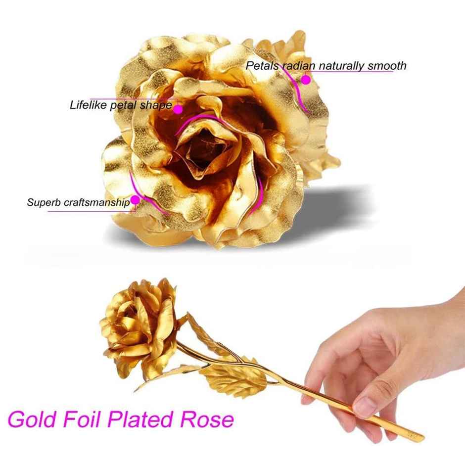 24 K Golden Rose