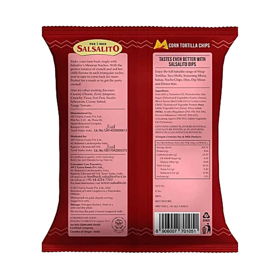 Salsalito Nacho Chips - Mexican Chilli 