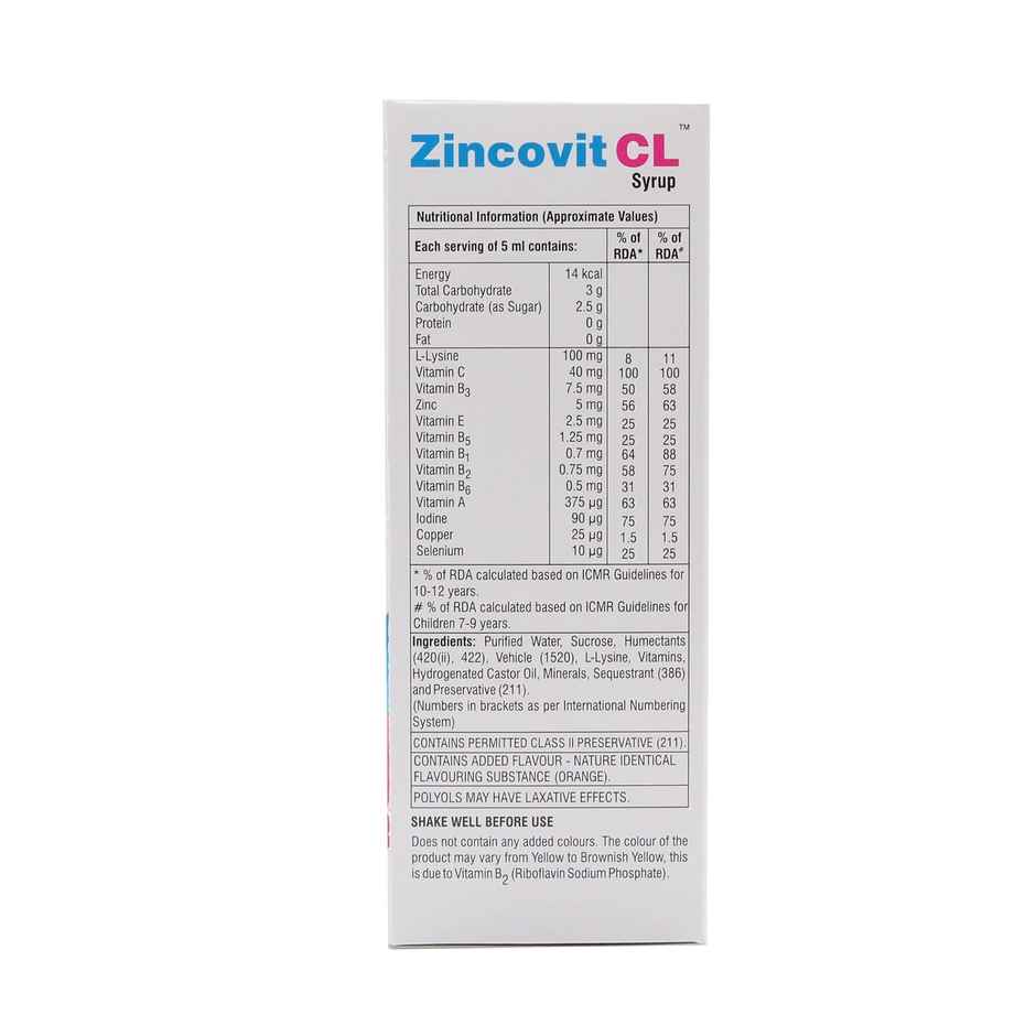 Zincovit CL Syrup