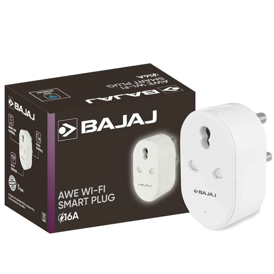 Bajaj Awe Wi-Fi Smart Plug 16A