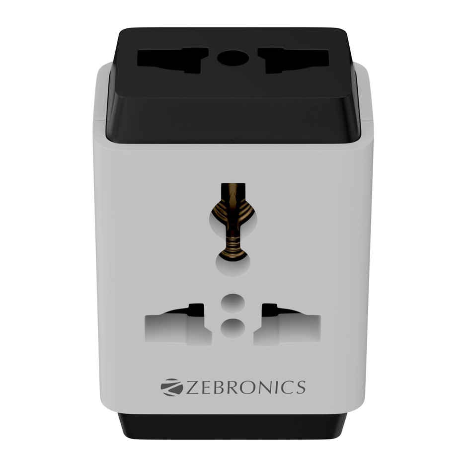 Zebronics Power Plug 31 Power Extension Socket,1440 Watts, 6 Amps, 3x High Quality Universal Socket