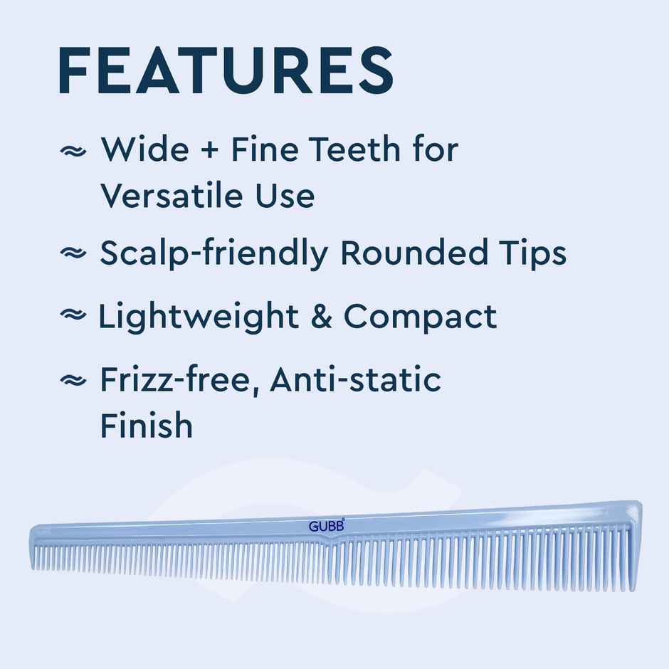GUBB Styling Medium Hair Comb | Santorini Hues