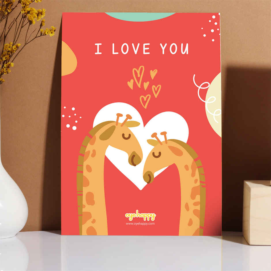Oye Happy Wildly in Love Card