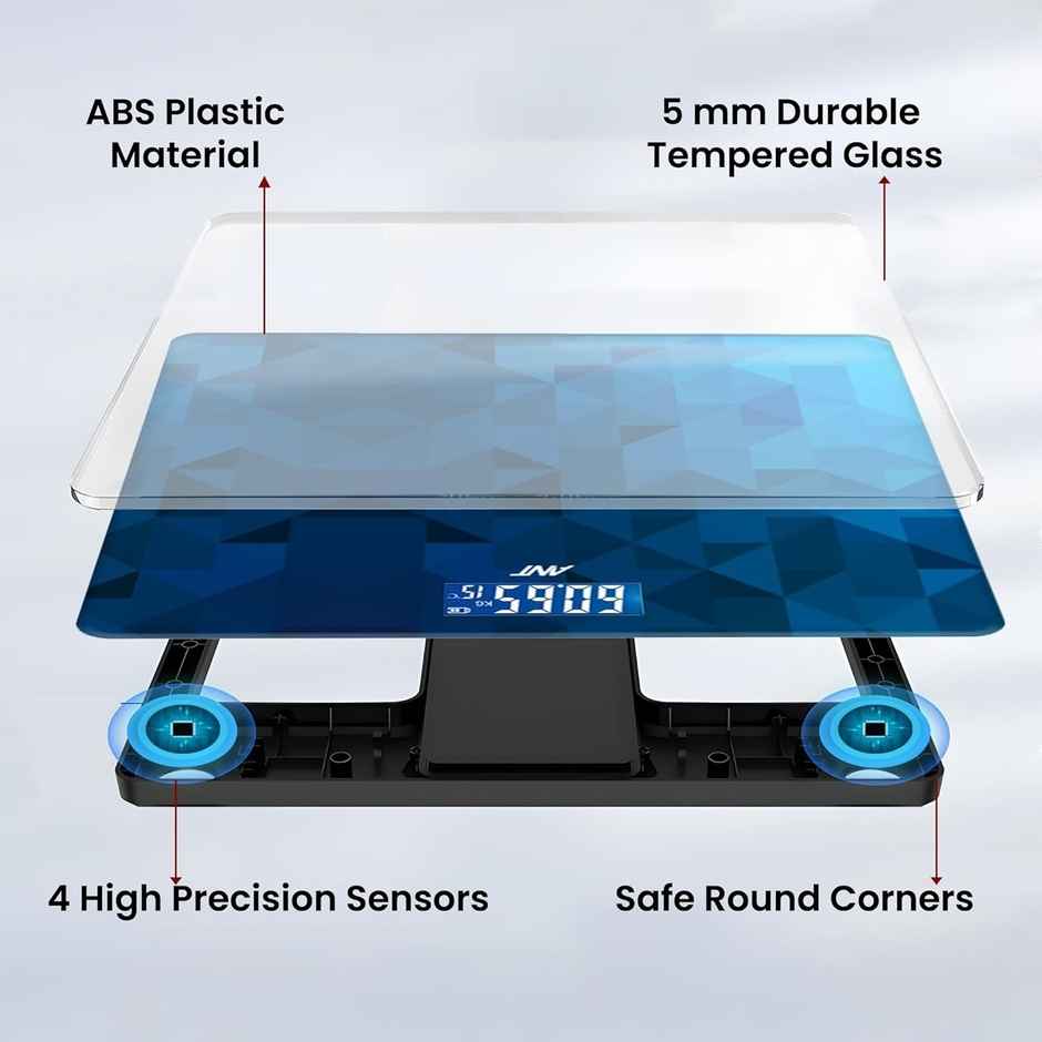 Ant Flora Prism Digital Bathroom Scale for Body Weighing Machine | Prism