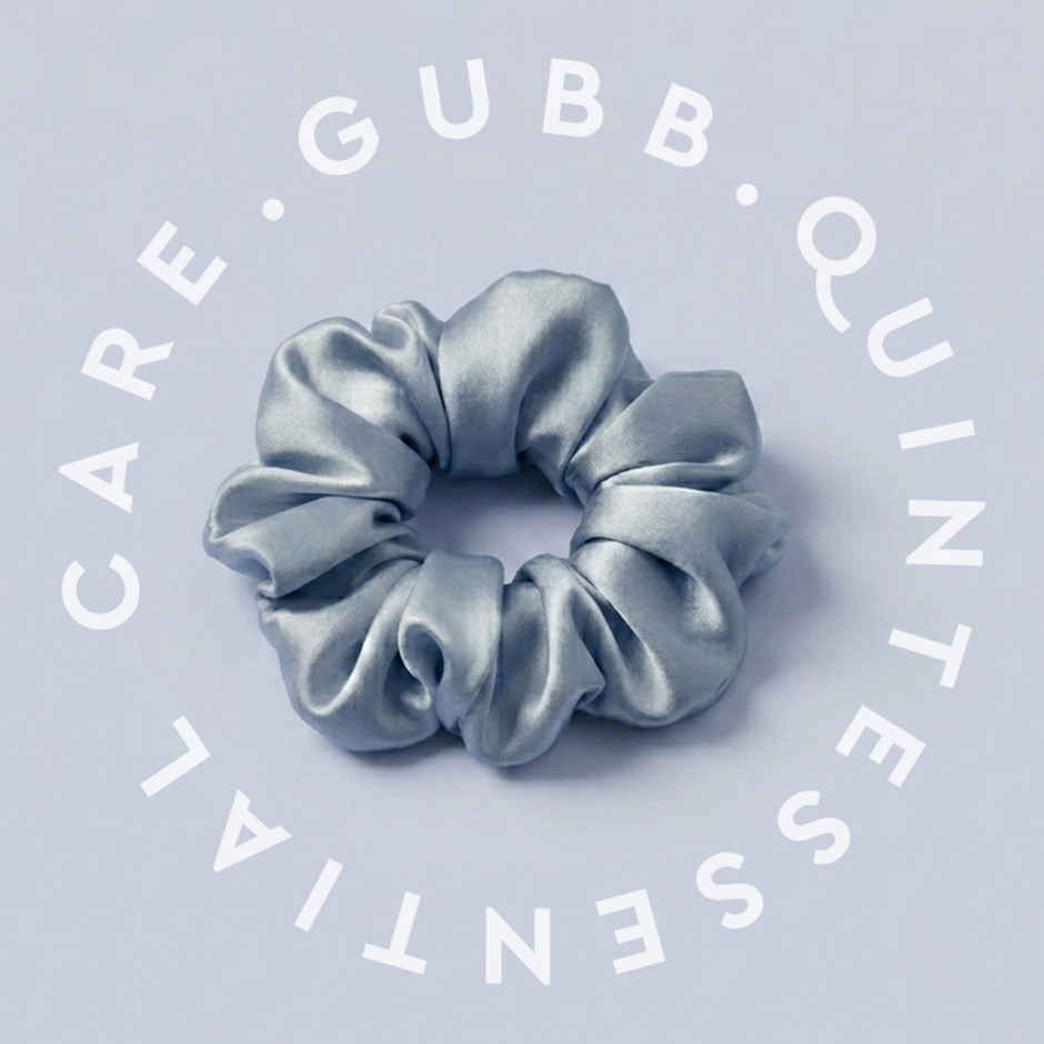 Gubb Satin Scrunchie | Grey
