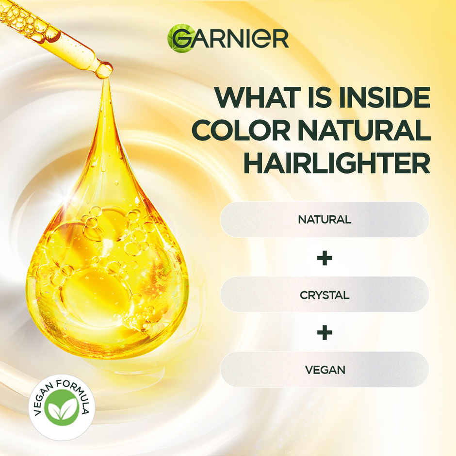 Garnier Color Naturals Hairlighter No Bleach No Ammonia Visible Highlights on Dark Hair