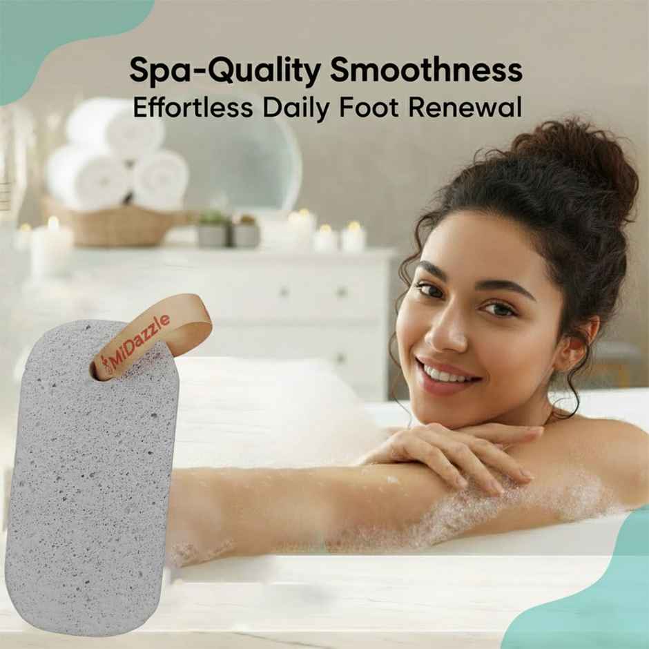 Midazzle Capsule Shaped Pumice Stone | Medium | MIPS5101