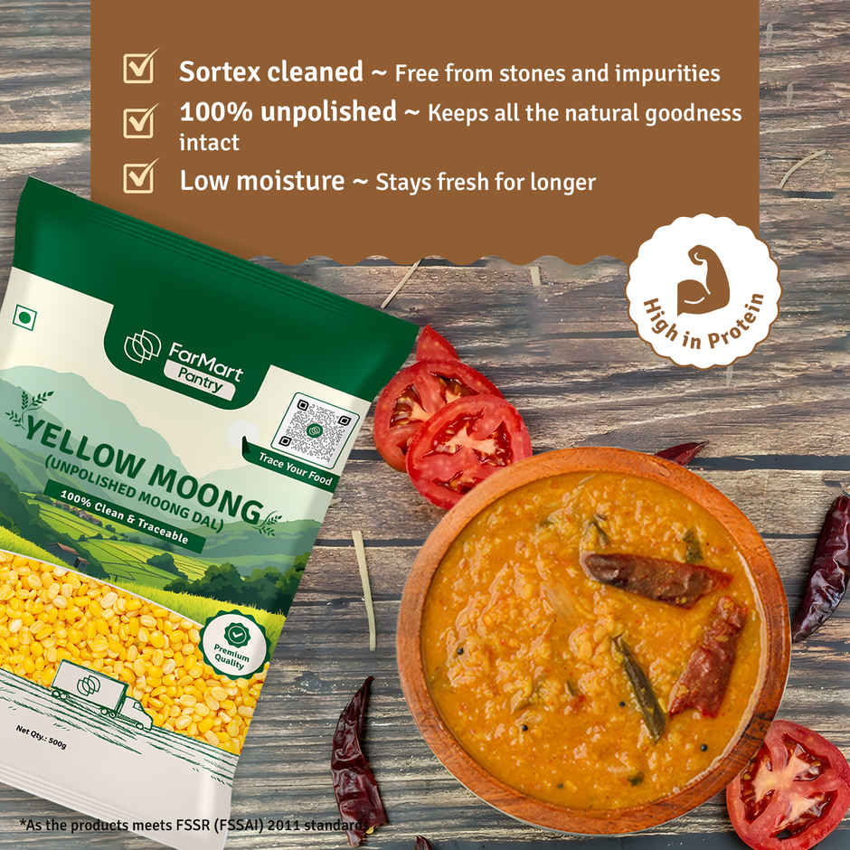 FarMart Pantry Yellow Moong Dal Split