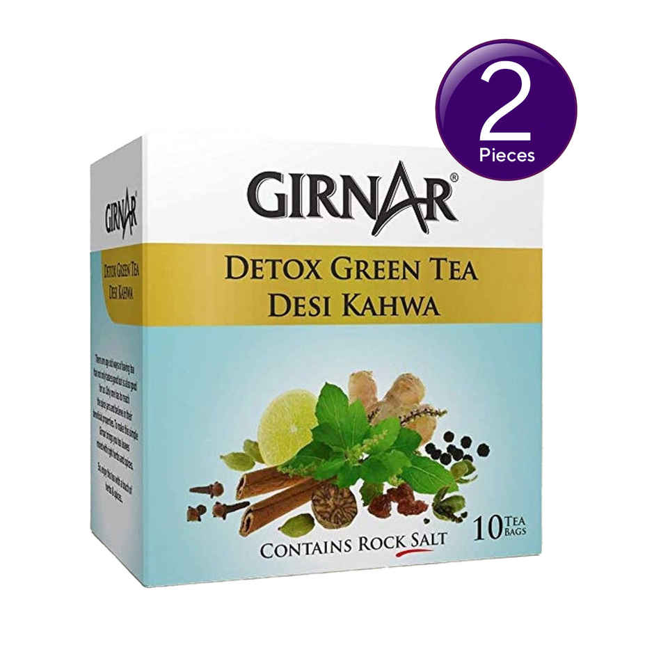 Girnar Desi Kahwa Detox Green Tea Combo