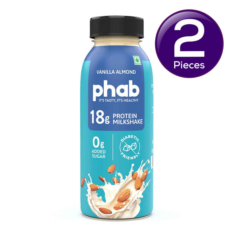 Phab 18g Protein Vanilla and Almond Milkshake Combo