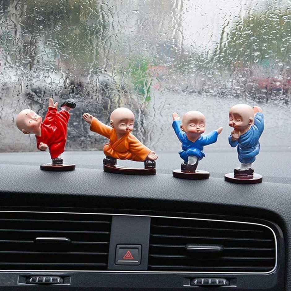 Tied Ribbons Miniature Buddha Monks