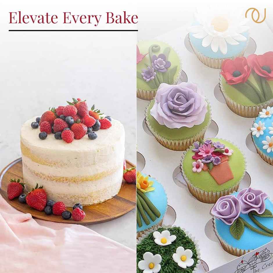 Frenchware Cake Making | Cookie Moulds, Fondant Tools, Food Grade ABS, for Baking & Decor
