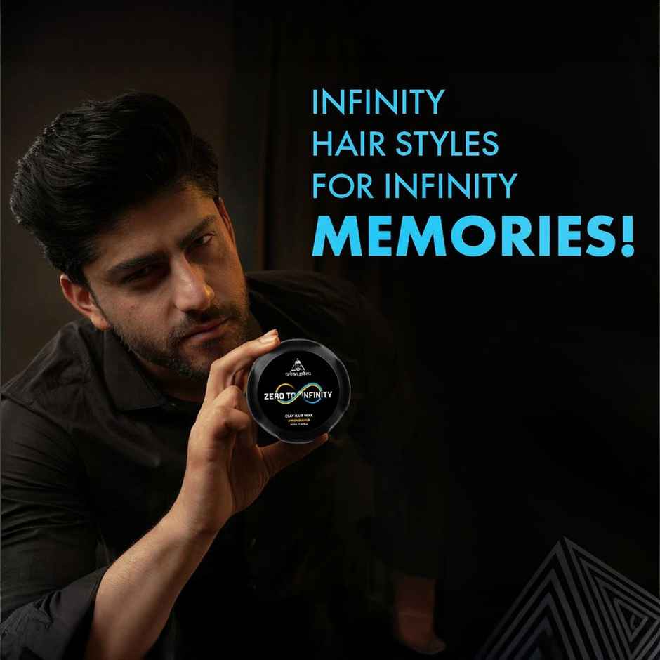 Urbangabru Zero To Infinity Clay Hair Wax | Matte Finish & Strong Hold | Natural Styling
