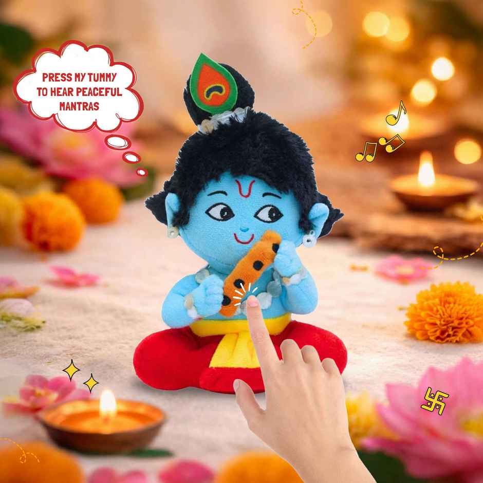 Panda's Box Mantra Chanting Baby Krishna | Small - 23 cm