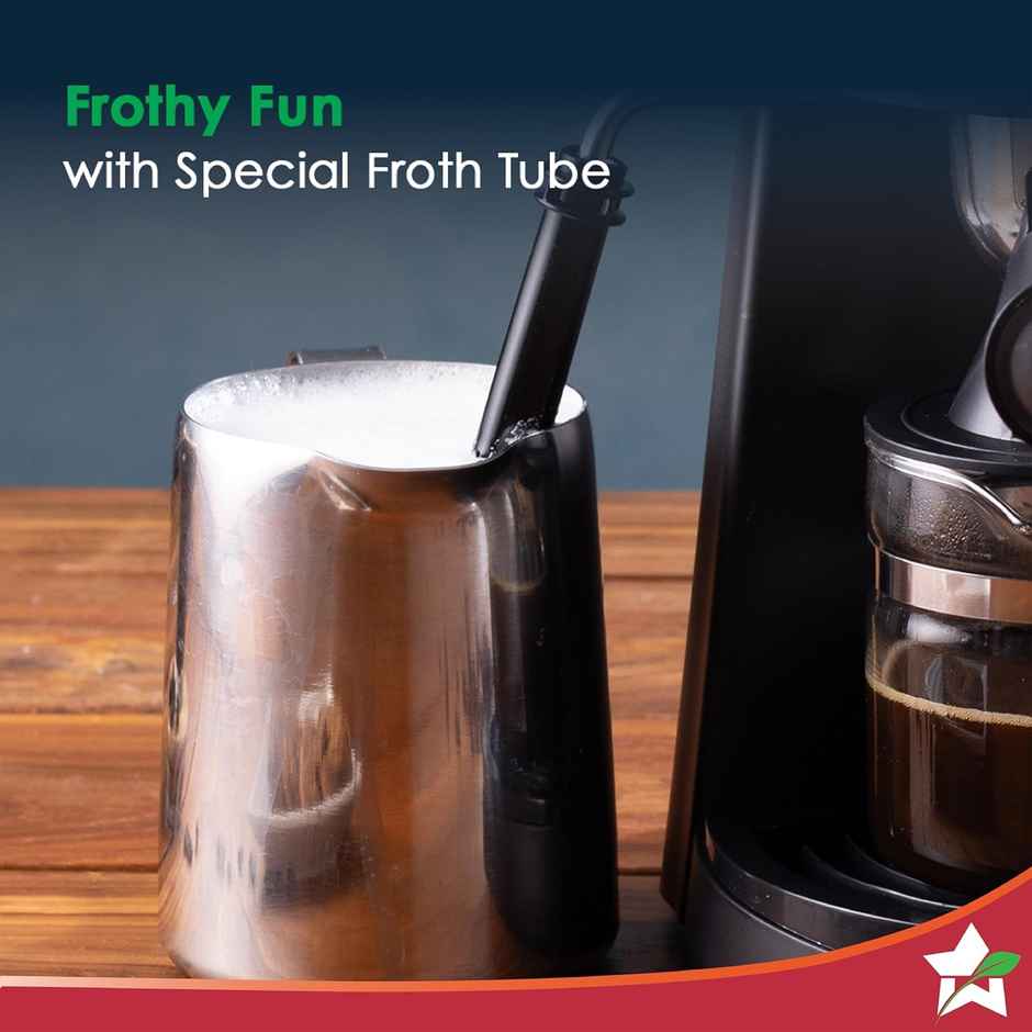 Wonderchef Regenta Espresso Coffee Maker | 5-Bar With Steamer