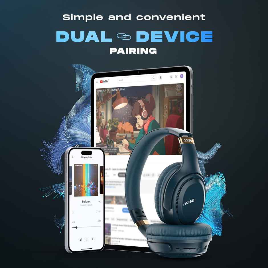 Noise 3 Overhead Wireless Headphone - Midnight Blue