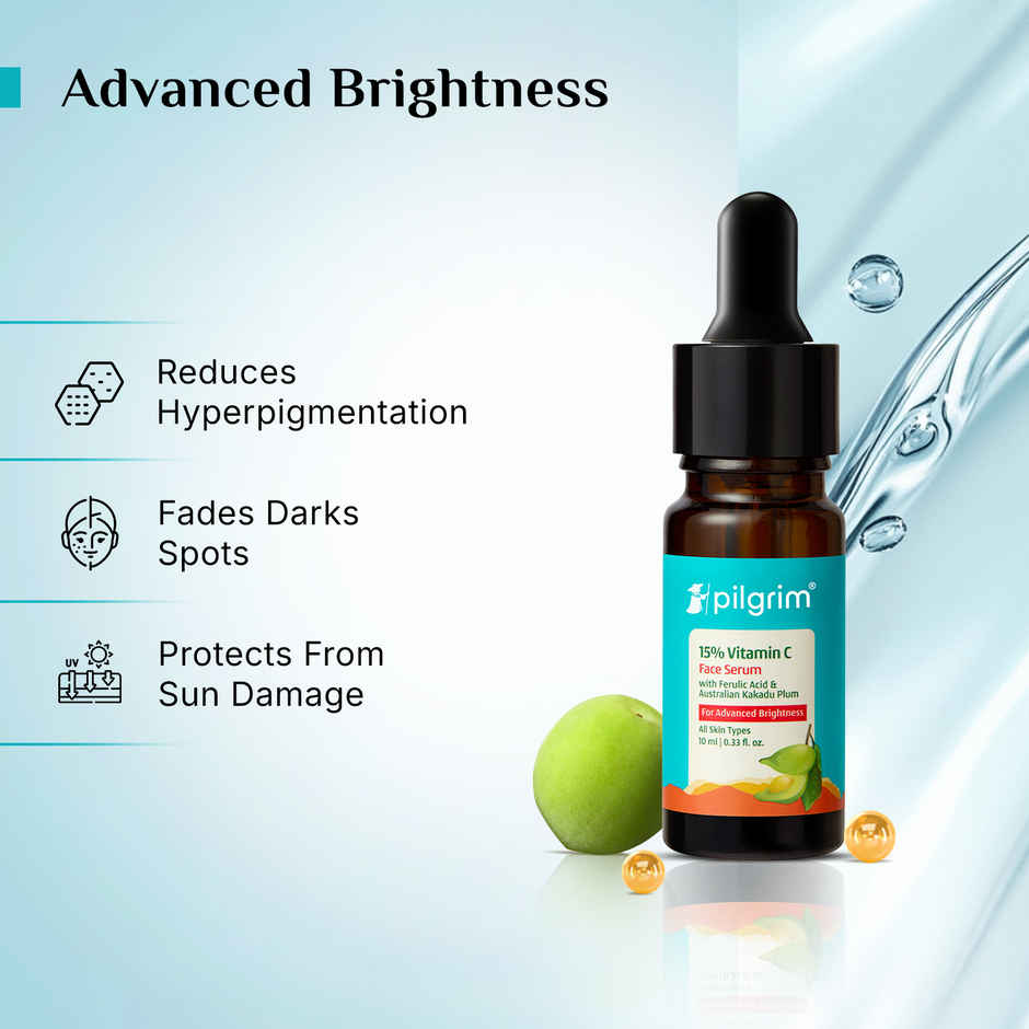 Pilgrim 15% Vitamin C Face Serum with Kakadu Plum
