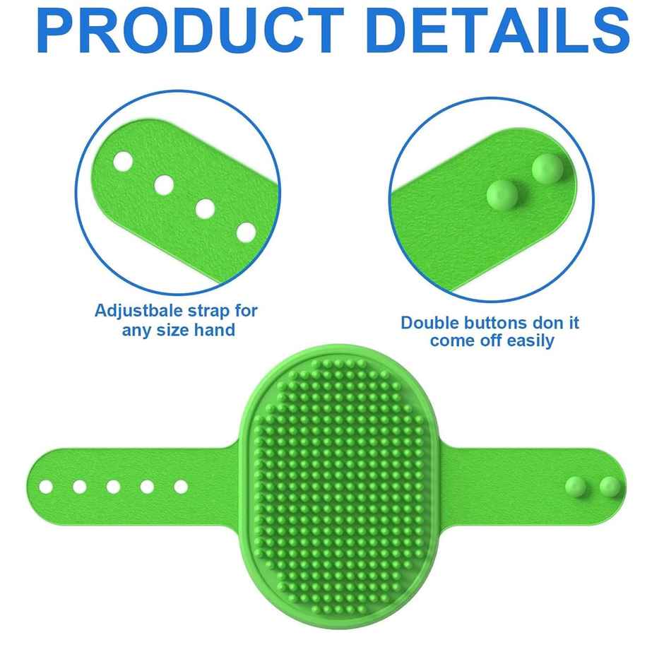 Foodie Puppies Bath Massage Pet Hand Glove | Assorted