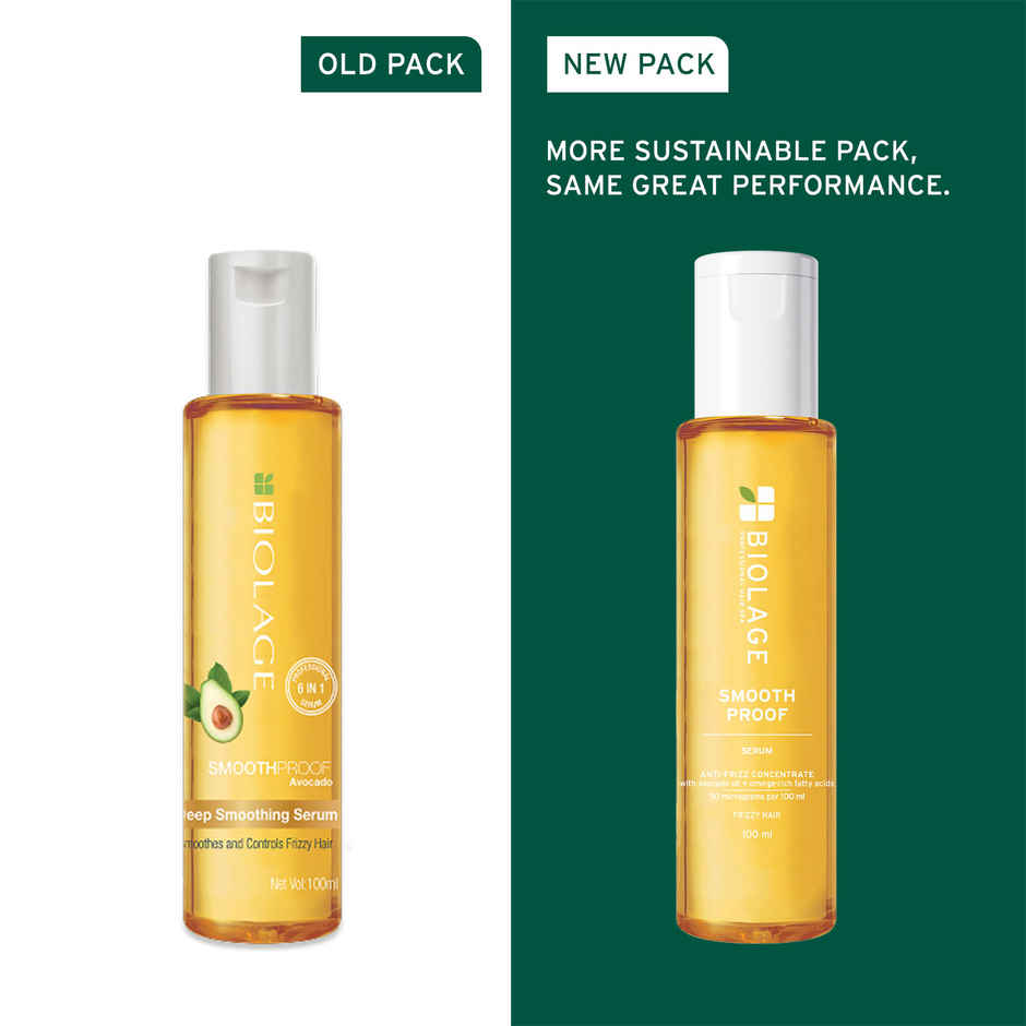 BIOLAGE SMOOTHPROOF 6-in-1 Hair Serum for Frizzy Hair, Vegan & No Added Parabens