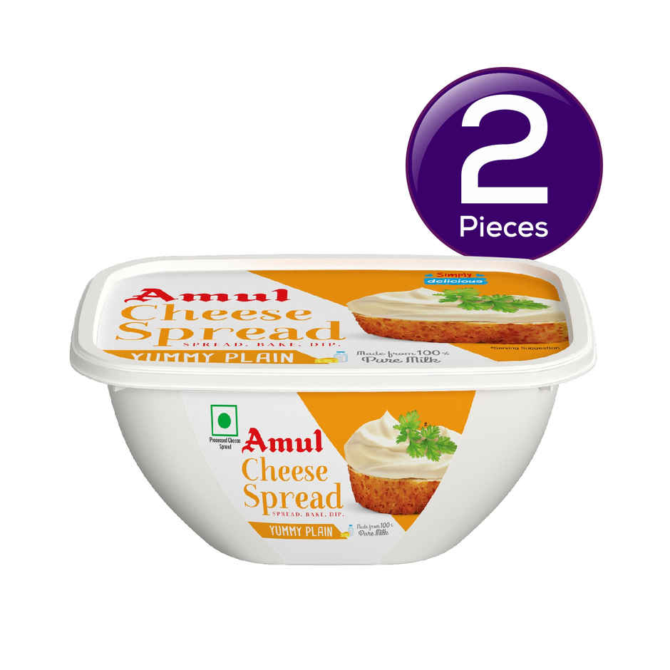 Amul Cheese Spread Yummy Plain Combo