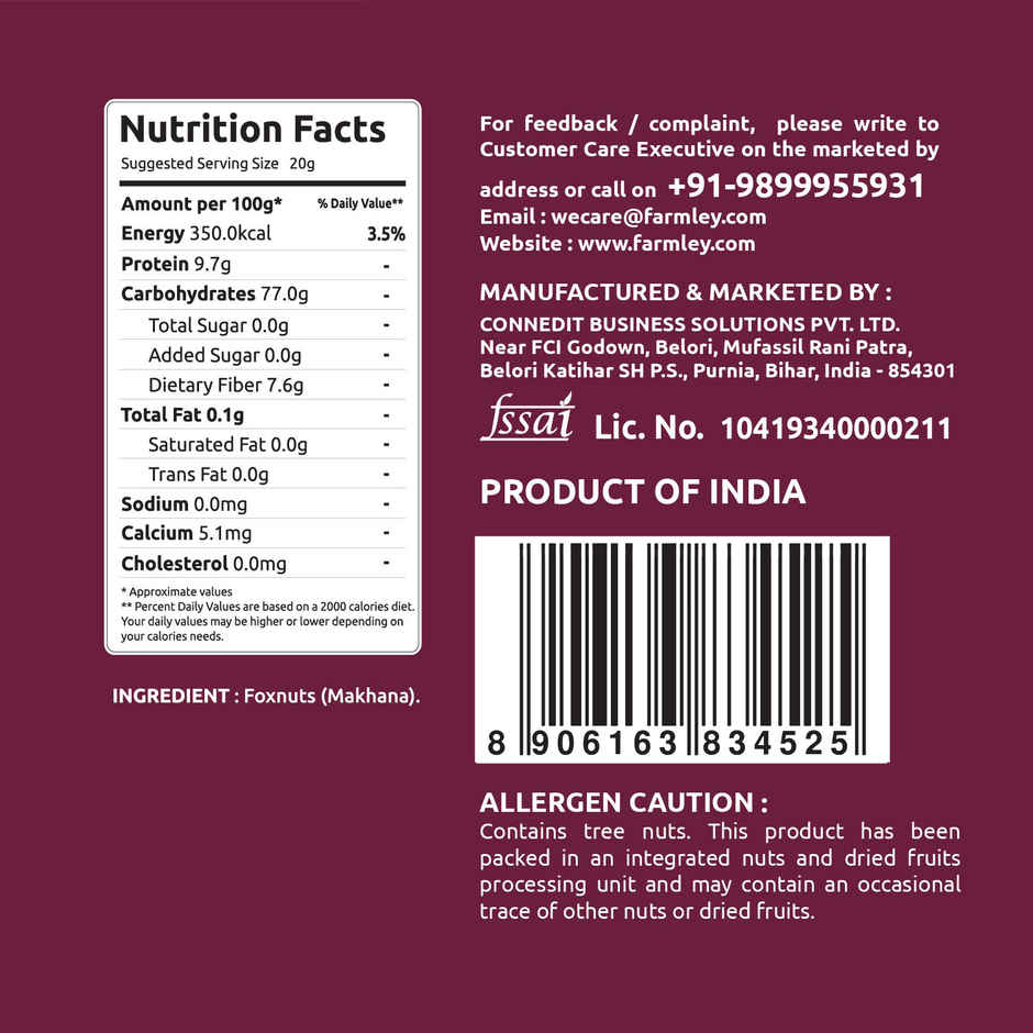 Farmley Prasadam Makhana | Foxnuts