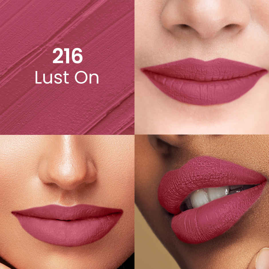 Swiss Beauty Pure Matte Lipstick | 216 Lust On