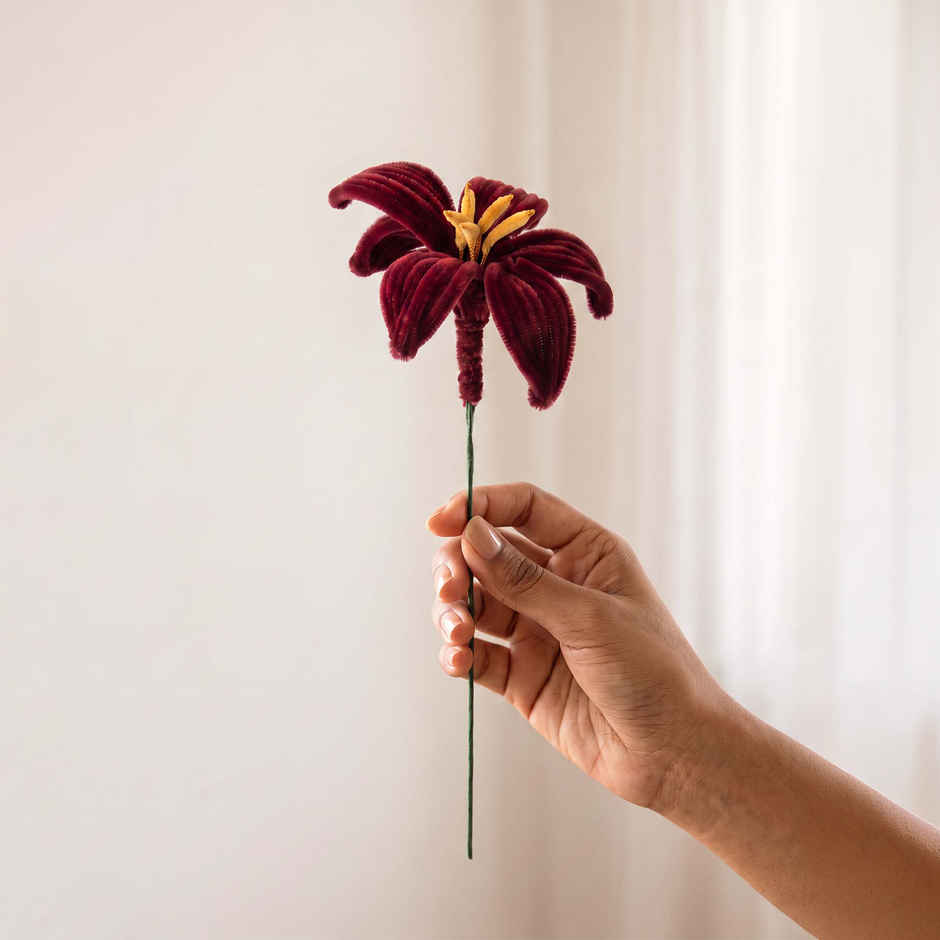 Kyari Handmade Pink Lily Flower