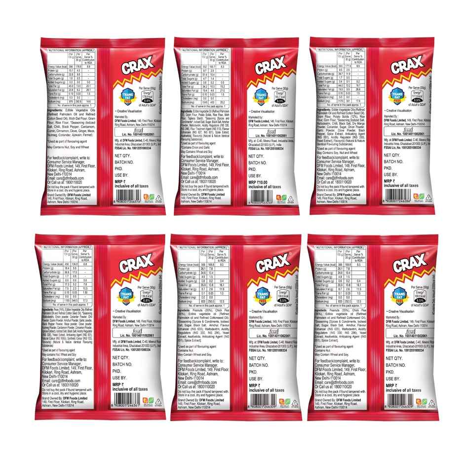 Crax Namkeen Snacks Party Combo