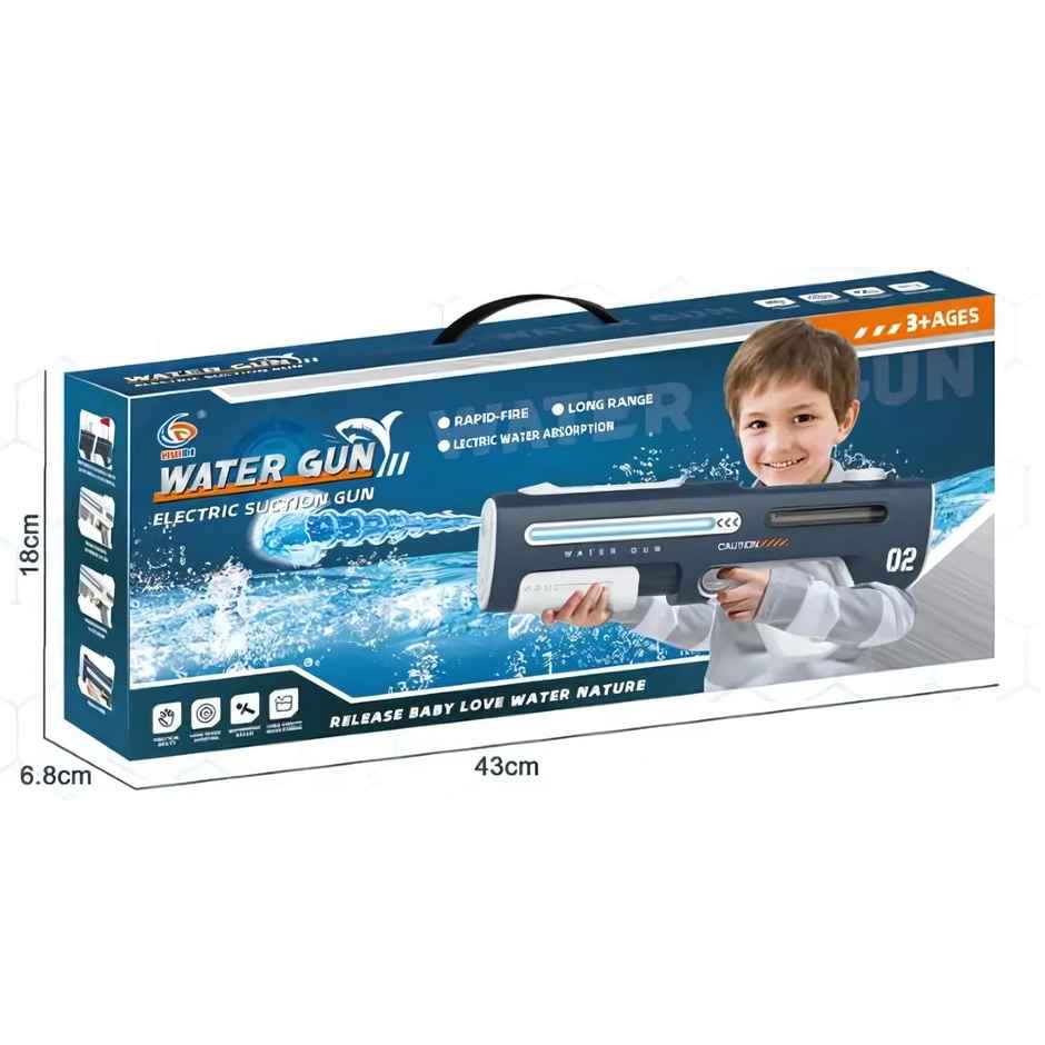 Storio Rechargeable Electric Automatic Water Gun Toy with Long Shooting Range Rifle Shooter