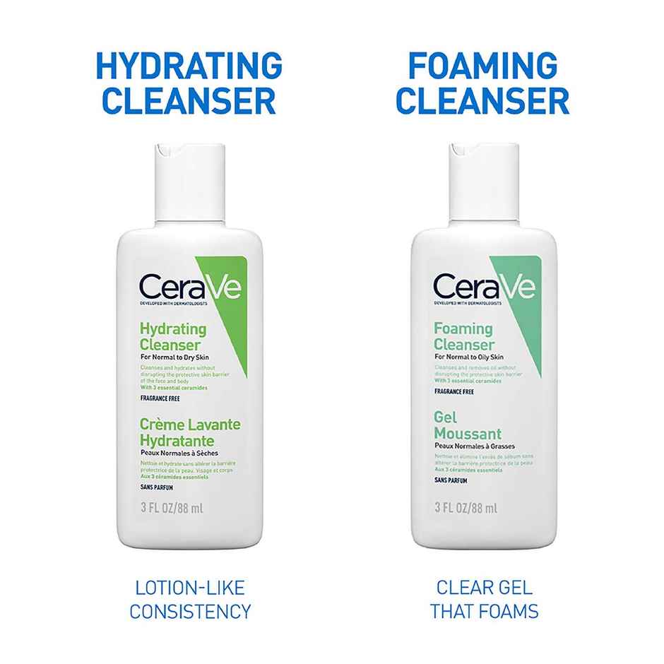 CeraVe Foaming Cleanser Face Wash For Oily Skin With Hyaluronic Acid, Ceramides & Niacinamide