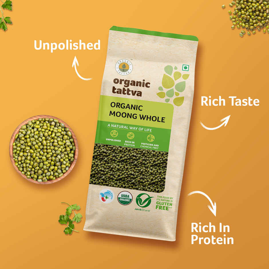 Organic Tattva Moong Dal Whole