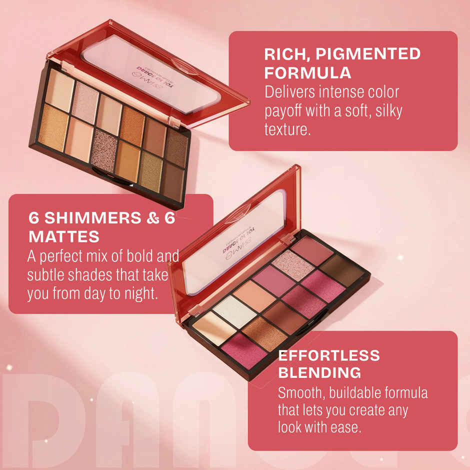 MARS Cosmetics 12 Shades Dance of Joy Eye Shadow Palette | 01