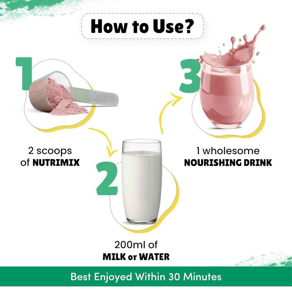 Little Joys Chocolate Drink Mix with Ragi and Bajra | For 7 - 12 years Kids