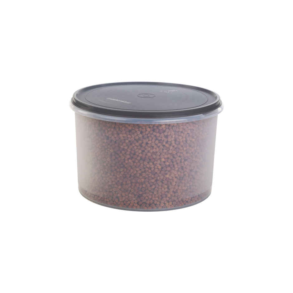 Joyo Fresherware Round Plastic Container | BPA Free | For Rice, Dal, Atta & Flour | Assorted