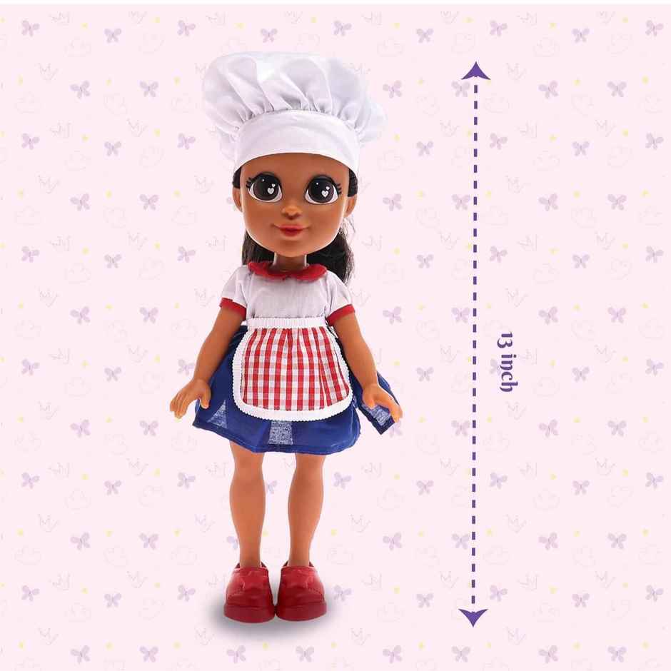 Li'l Diva Chef Gabby 13 Inch Preschool Doll with Accessories (Ages 3+)