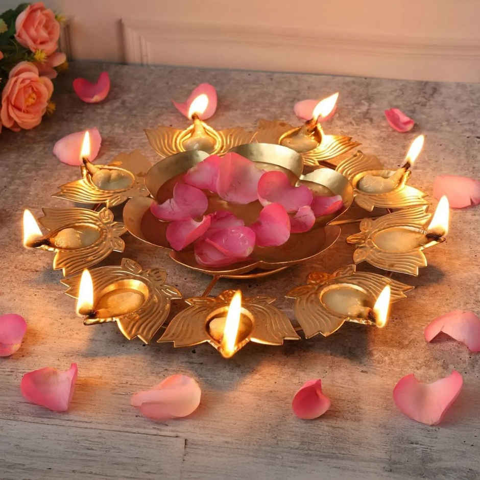 Lotus Diya Urli Bowl | Urban Born