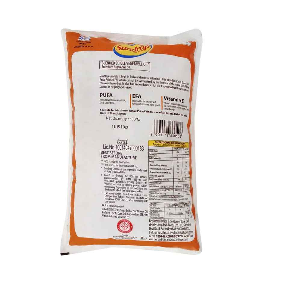 Sundrop Oil - Gold Lite