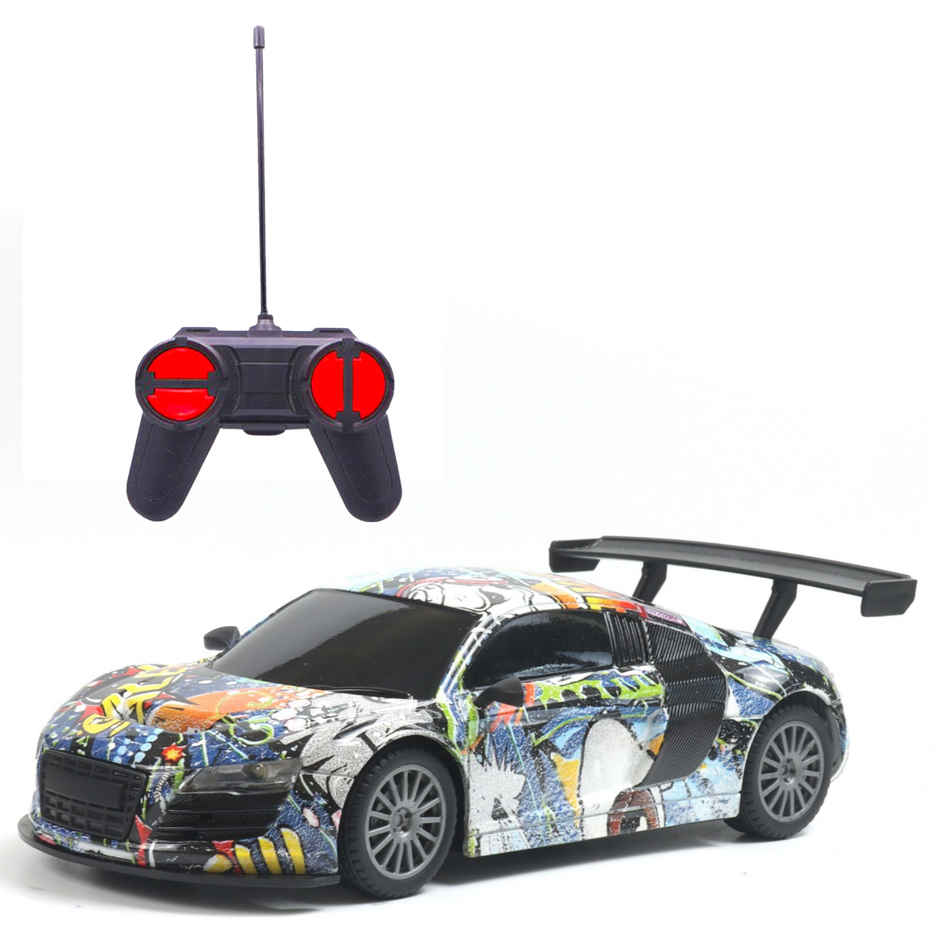 Race N Roll 1:24 Rechargeable Hi Speed Mini Remote Control Car - Aud Grafitti