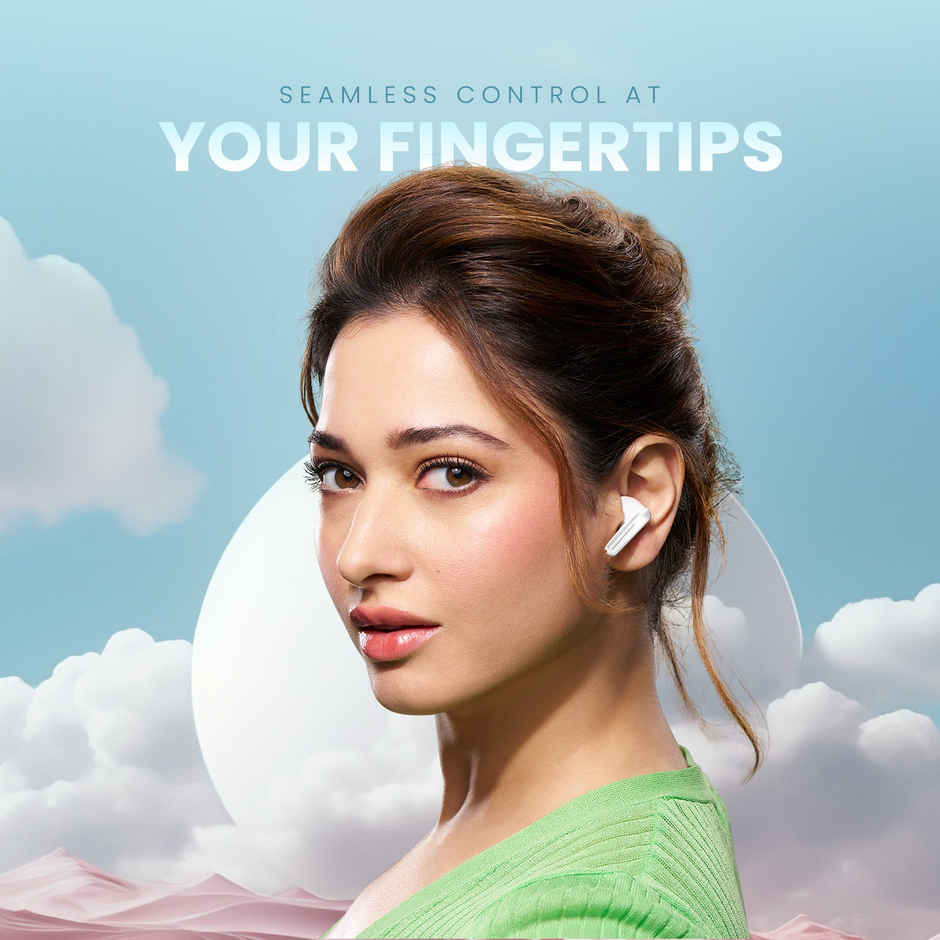 Cellecor Bropods Cb33 Tws With 60 Hours Playtime | Digital Display Automatic Pairing - White