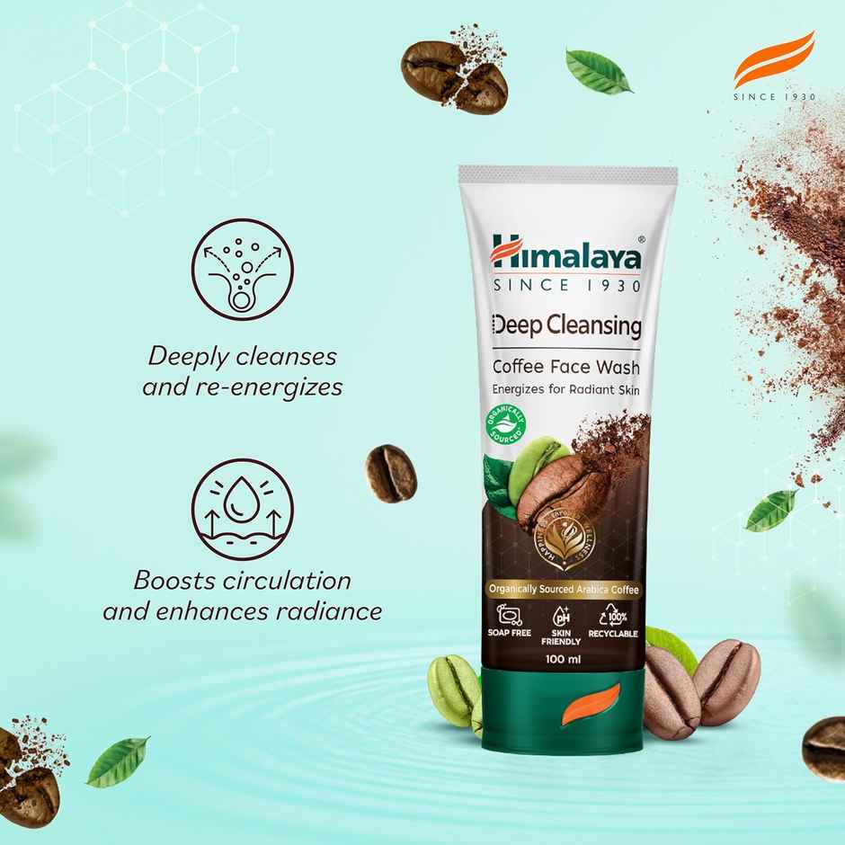 Himalaya Wellness Company Deep Cleansing Coffee Face Wash