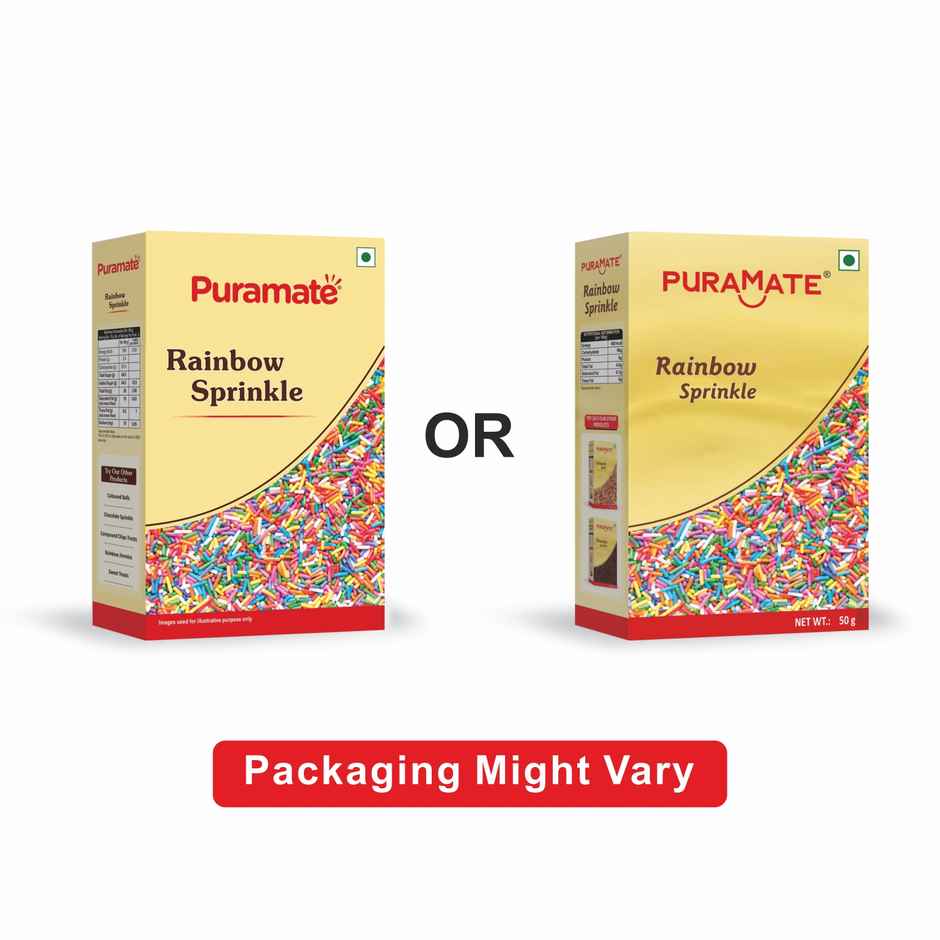 Puramate Rainbow Sprinkle | Colorful Topping