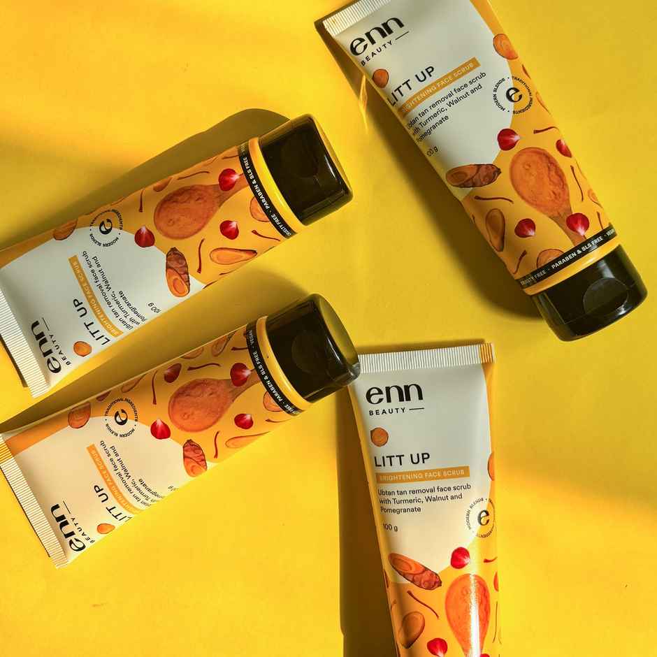 Enn Beauty Litt Up Ubtan Skin Brightening Face Scrub