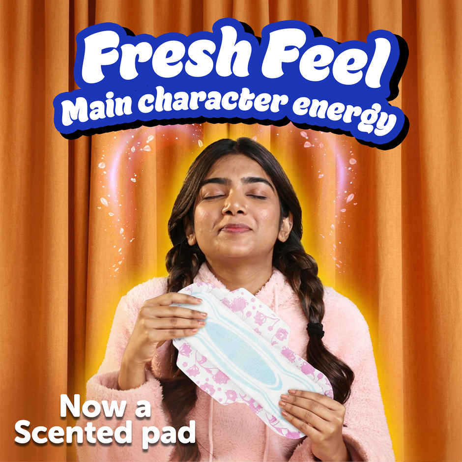 Whisper Choice Sanitary Pads with Wings for Women | XL | 10 pcs