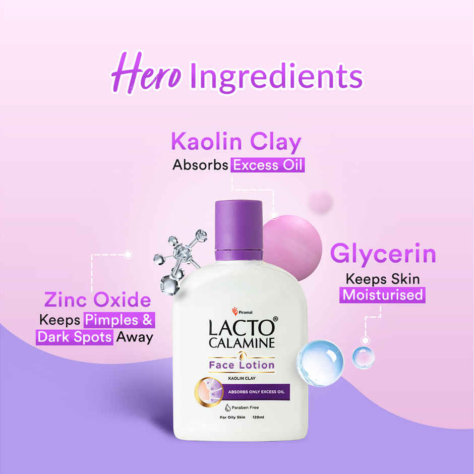Lacto Calamine Face Lotion For Oil Balance - Oily Skin
